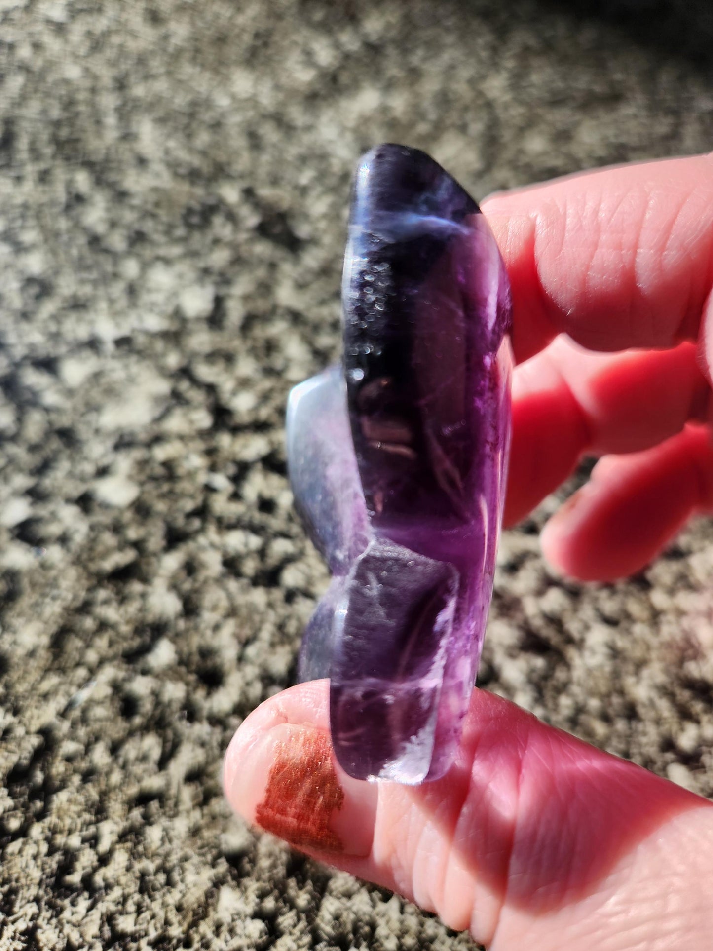 Purple Amethyst Butterfly, Self Standing