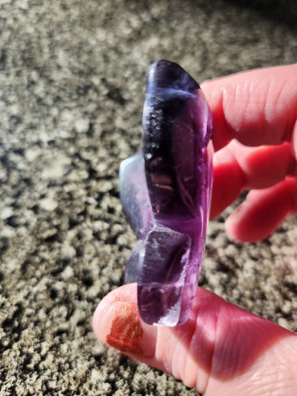 Purple Amethyst Butterfly, Self Standing