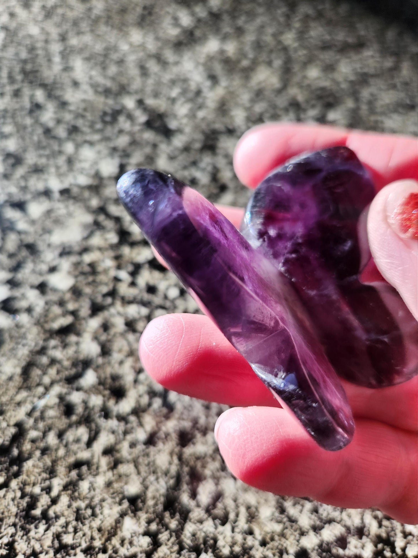 Purple Amethyst Butterfly, Self Standing
