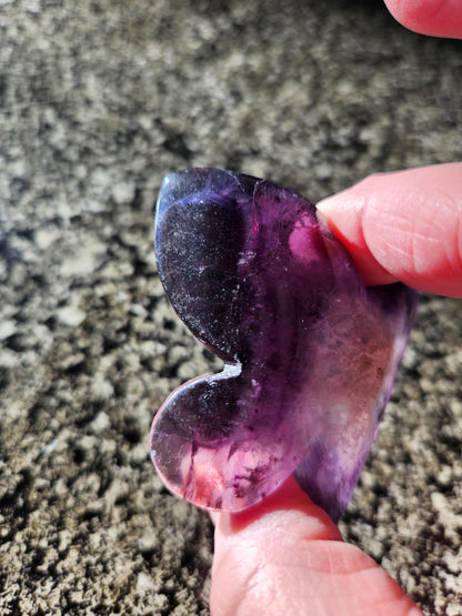 Purple Amethyst Butterfly, Self Standing