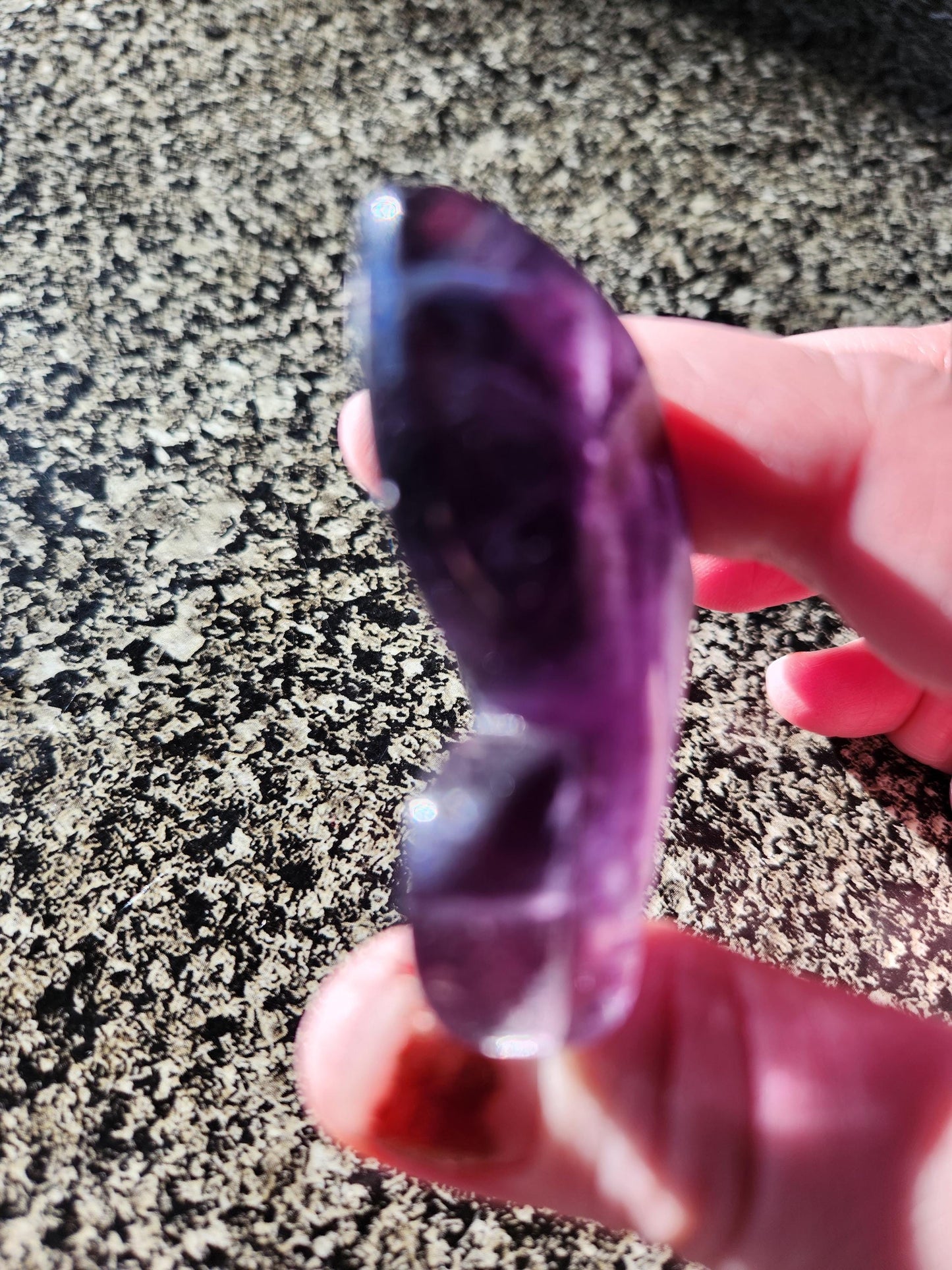 Purple Amethyst Butterfly, Self Standing