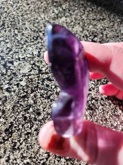 Purple Amethyst Butterfly, Self Standing