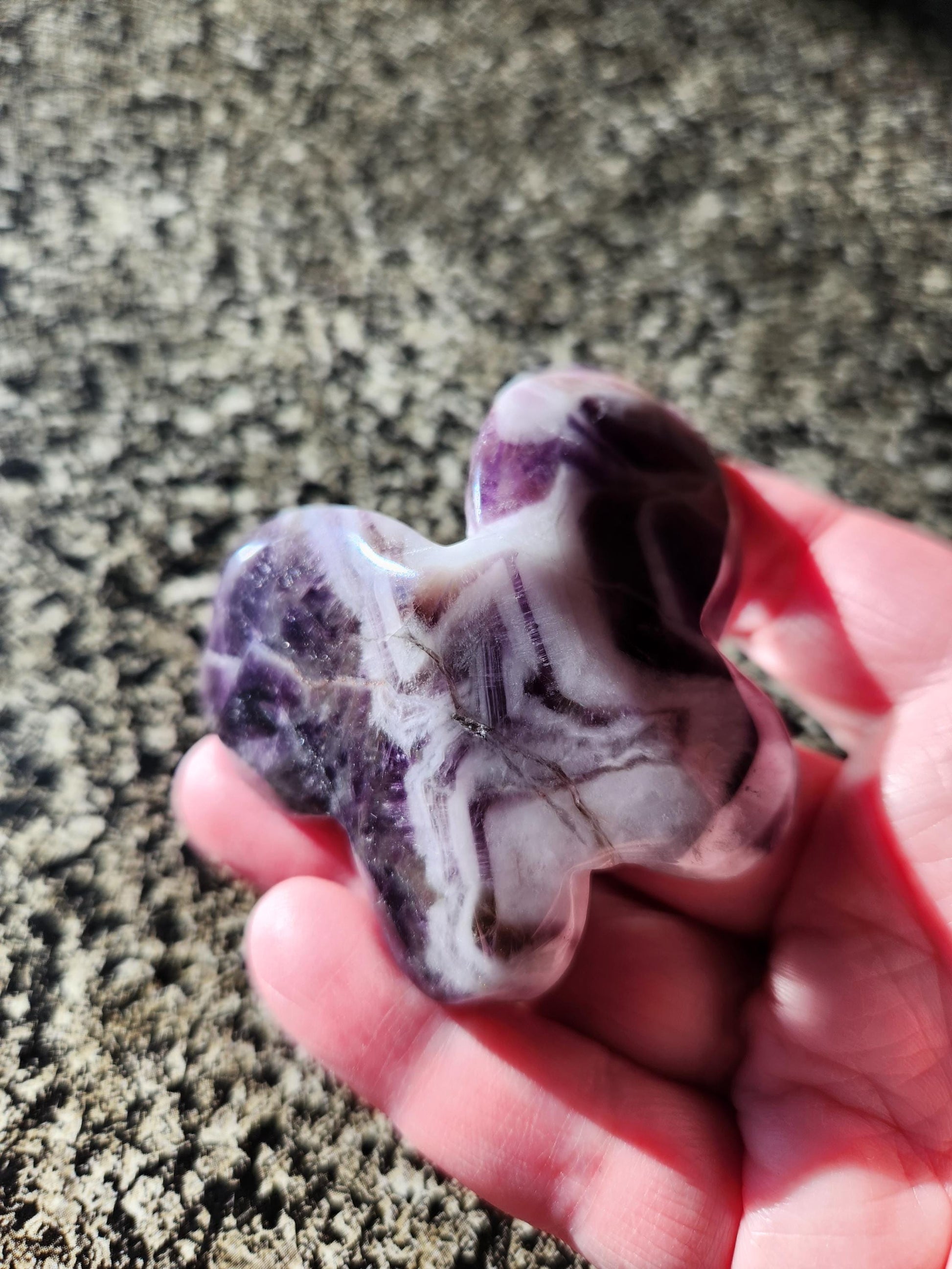 Purple Dream Amethyst Butterfly, Self Standing