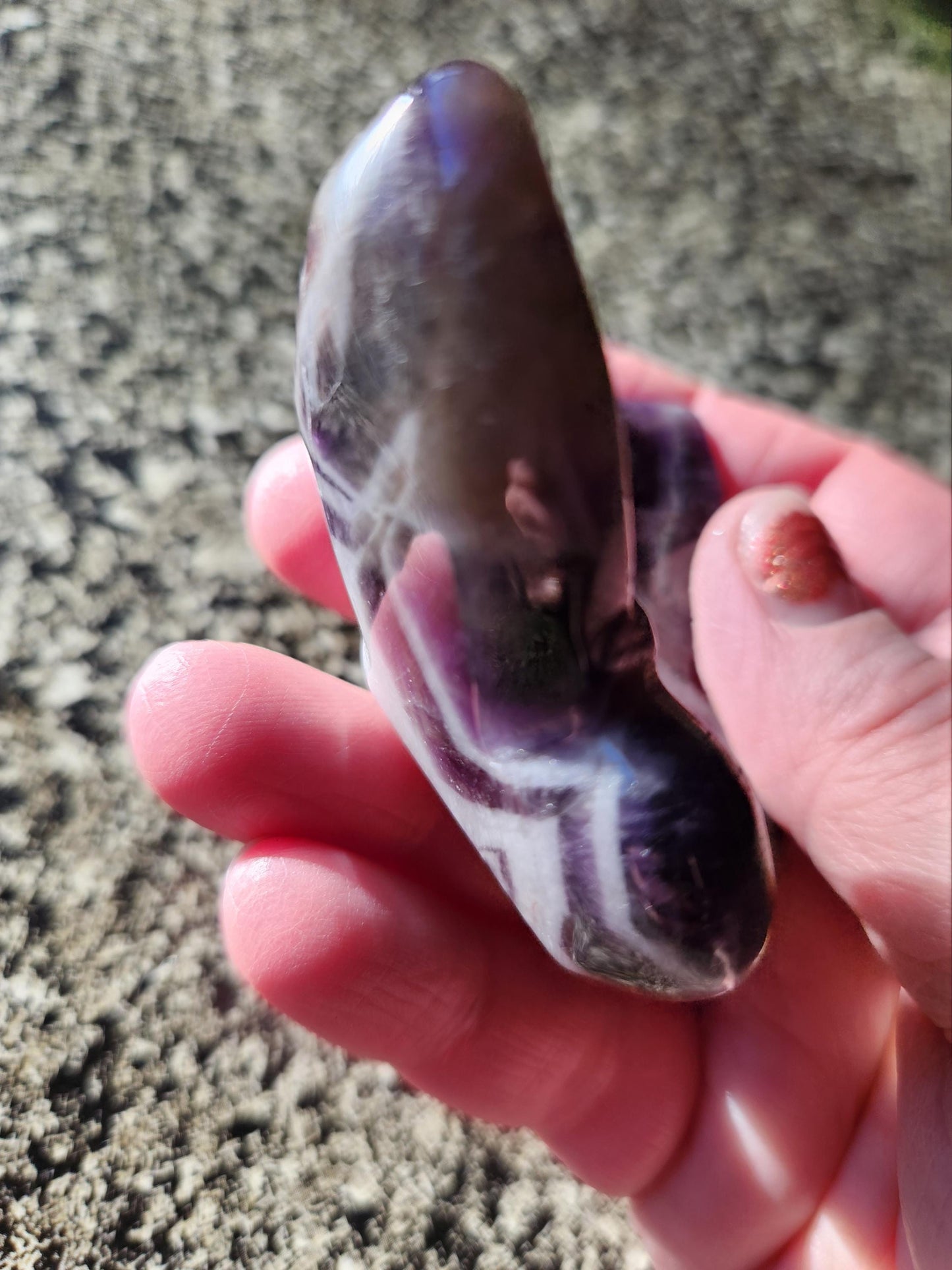Purple Dream Amethyst Butterfly, Self Standing