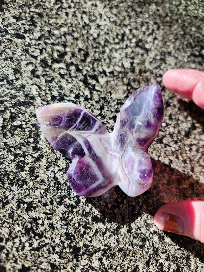 Purple Dream Amethyst Butterfly, Self Standing