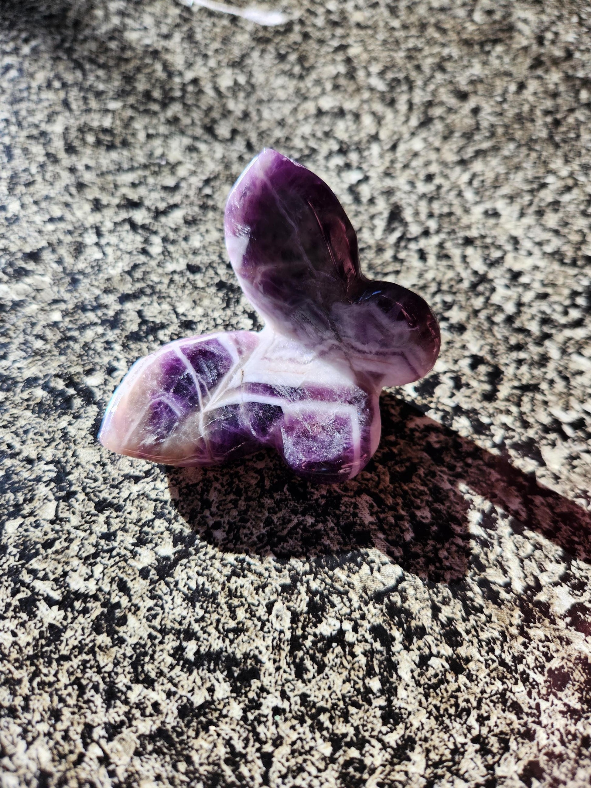 Purple Dream Amethyst Butterfly, Self Standing