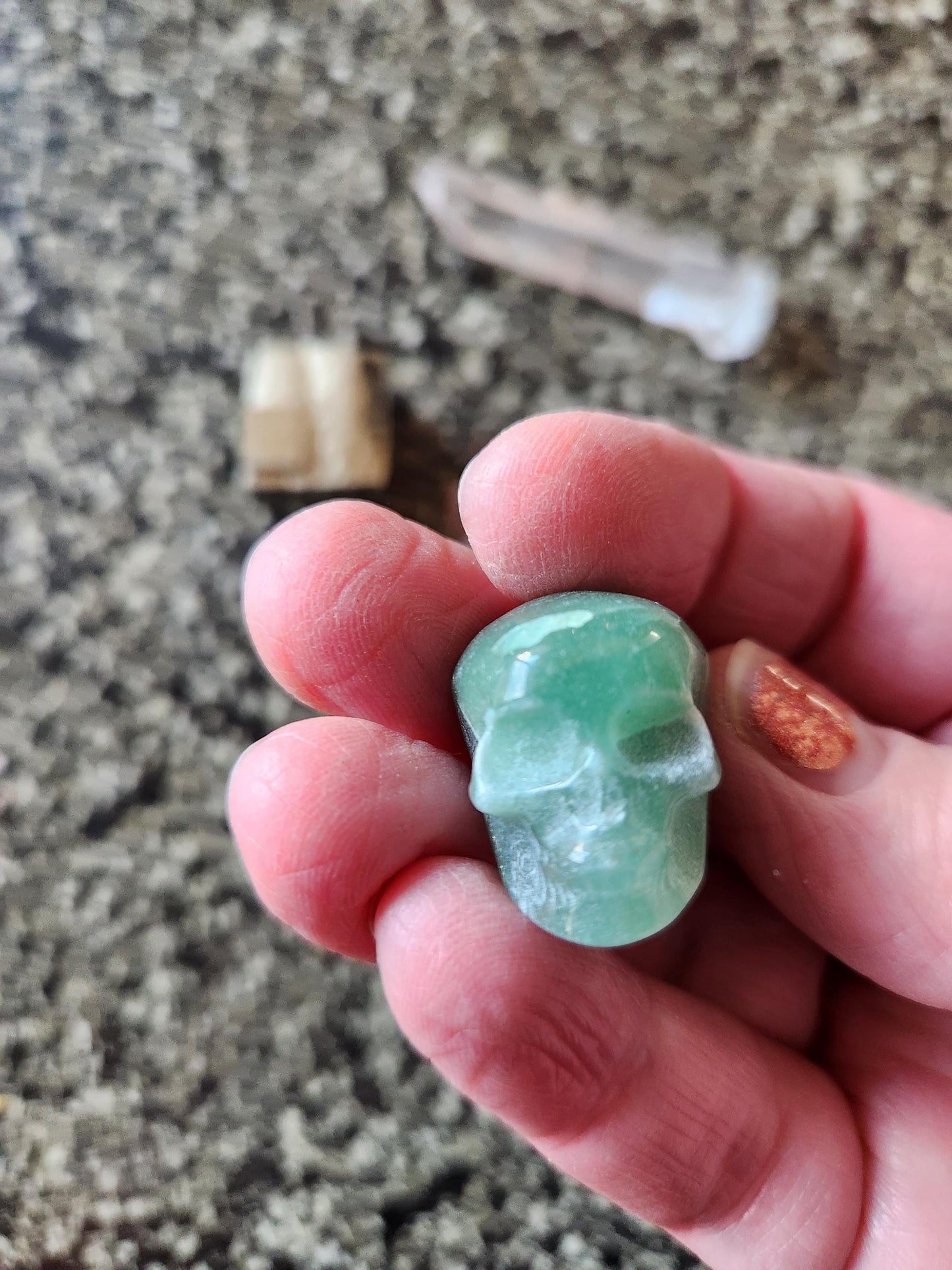 Abundance Crystal Bundle: Pyrite Cube, Moroccan Citrine, Green Aventurine Skull, Raw Clear Quartz Point