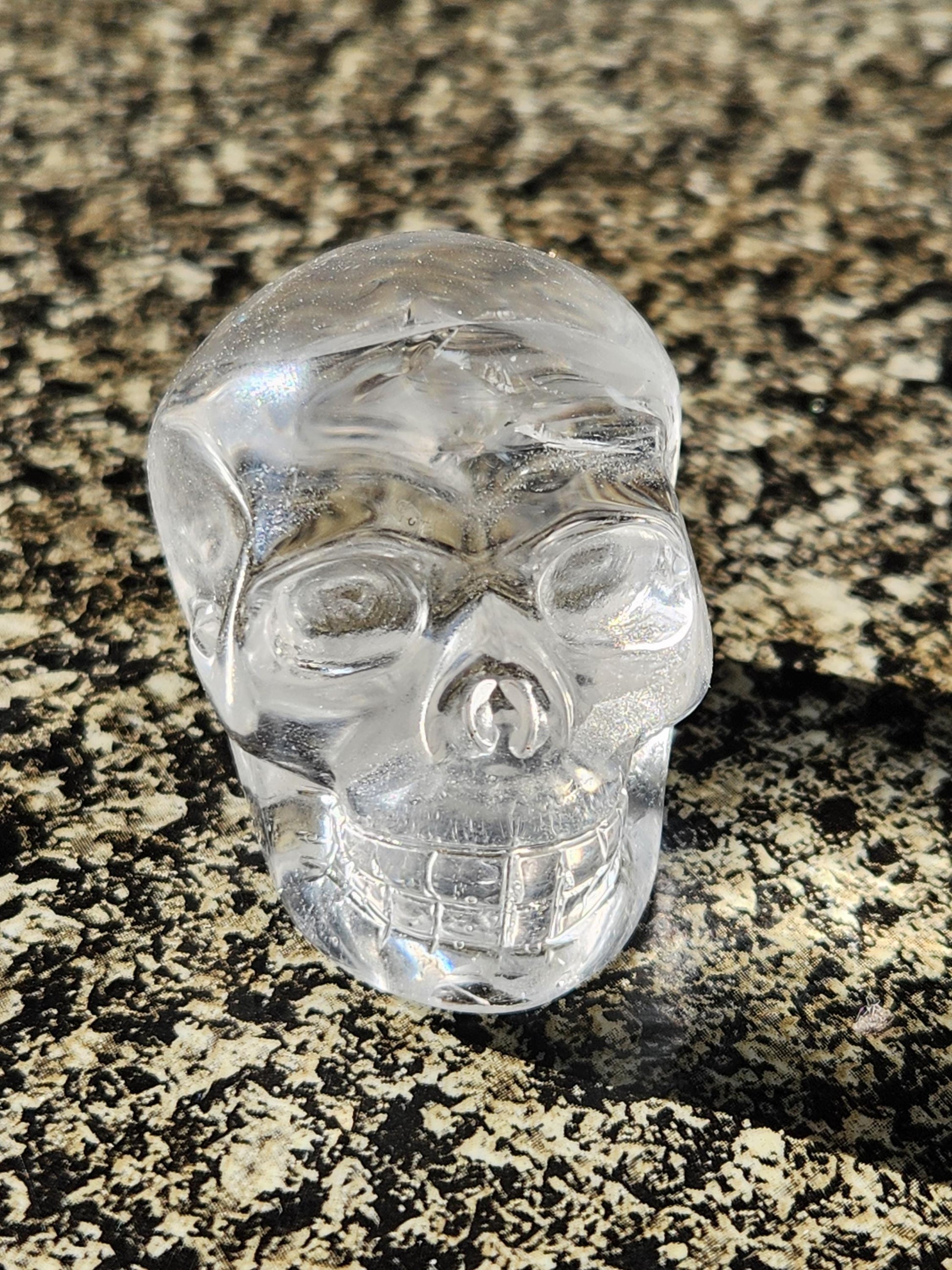 Clear Quartz Crystal Skull, Very Clear
