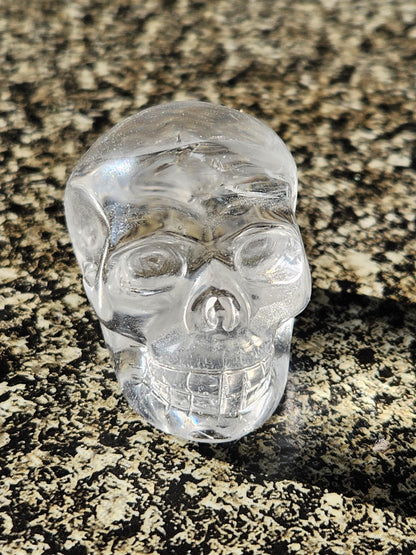 Clear Quartz Crystal Skull, Very Clear