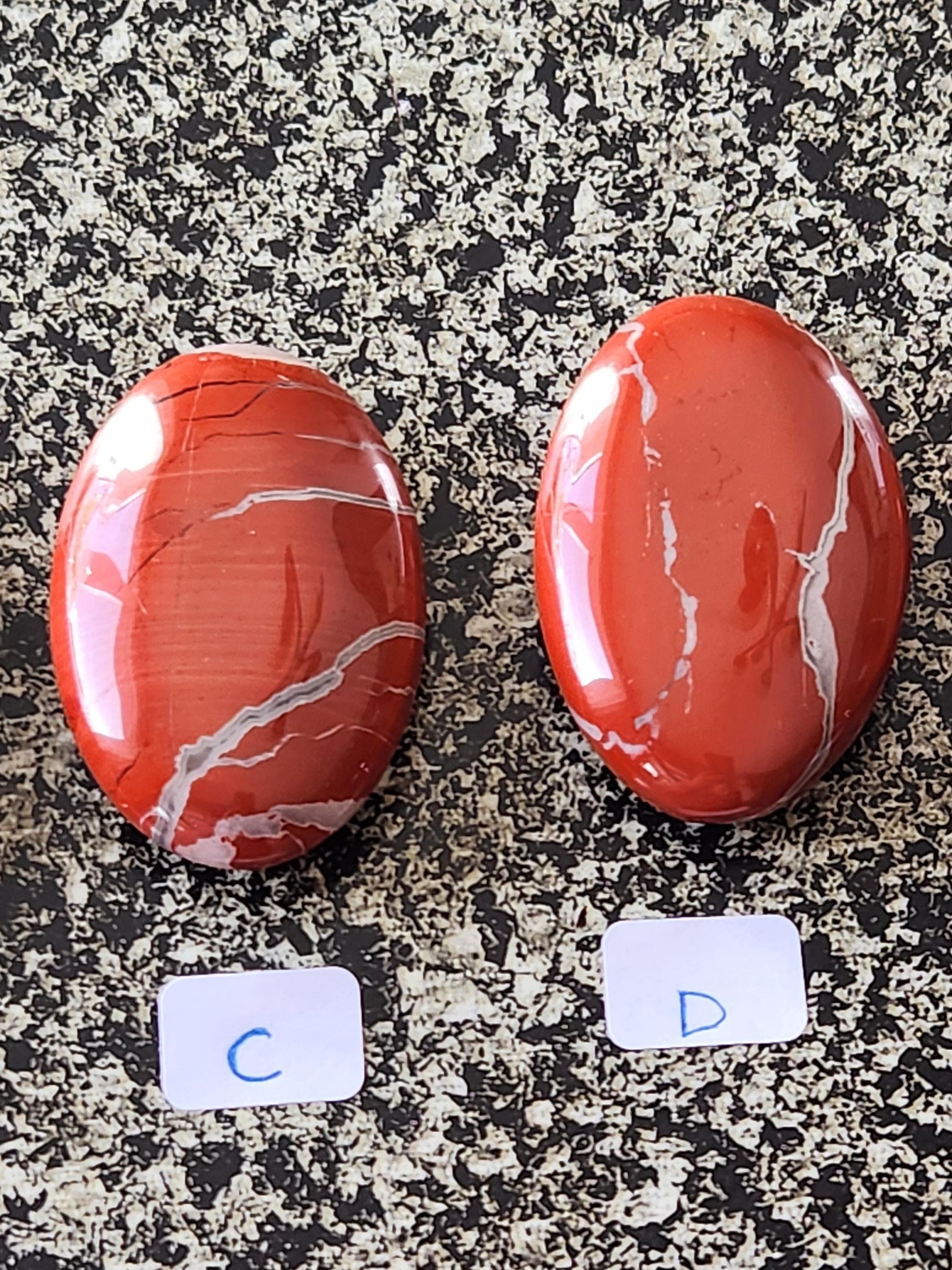 AAA Red Jasper Crystal Palm, One