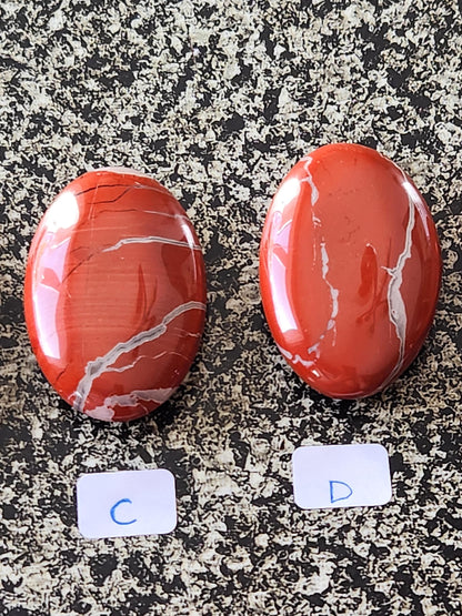 AAA Red Jasper Crystal Palm, One