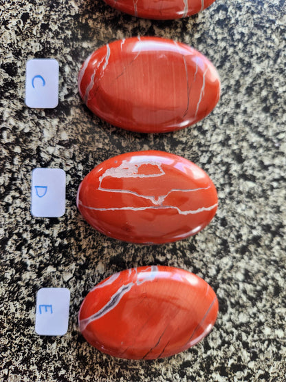 AAA Red Jasper Crystal Palm, One