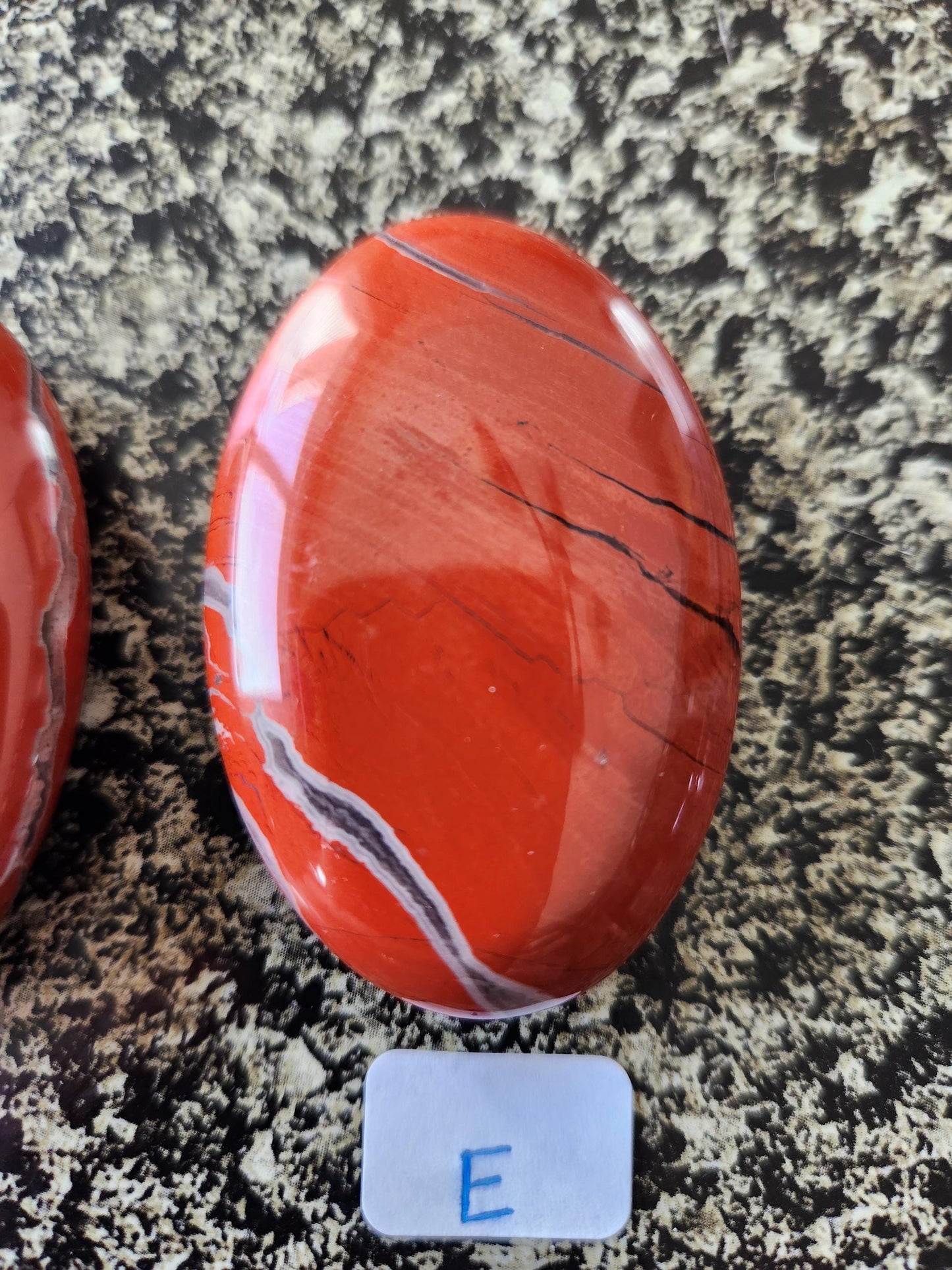 AAA Red Jasper Crystal Palm, One