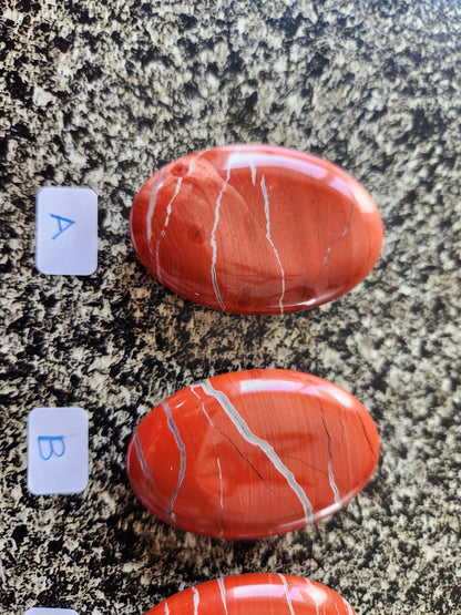 AAA Red Jasper Crystal Palm, One