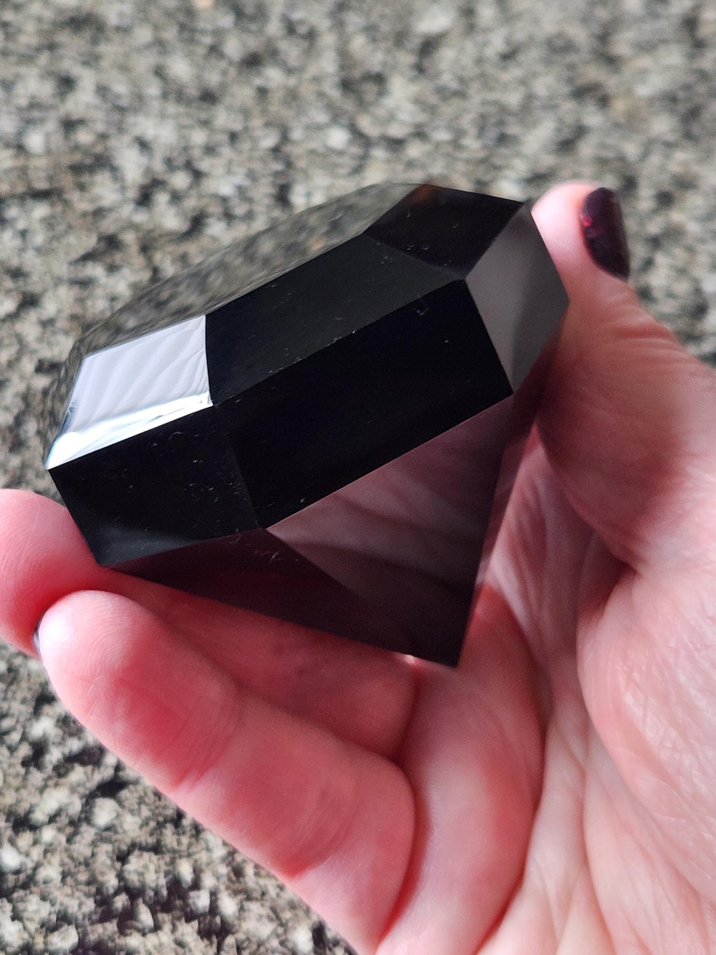 Black Obsidian Crystal Diamond Extractor