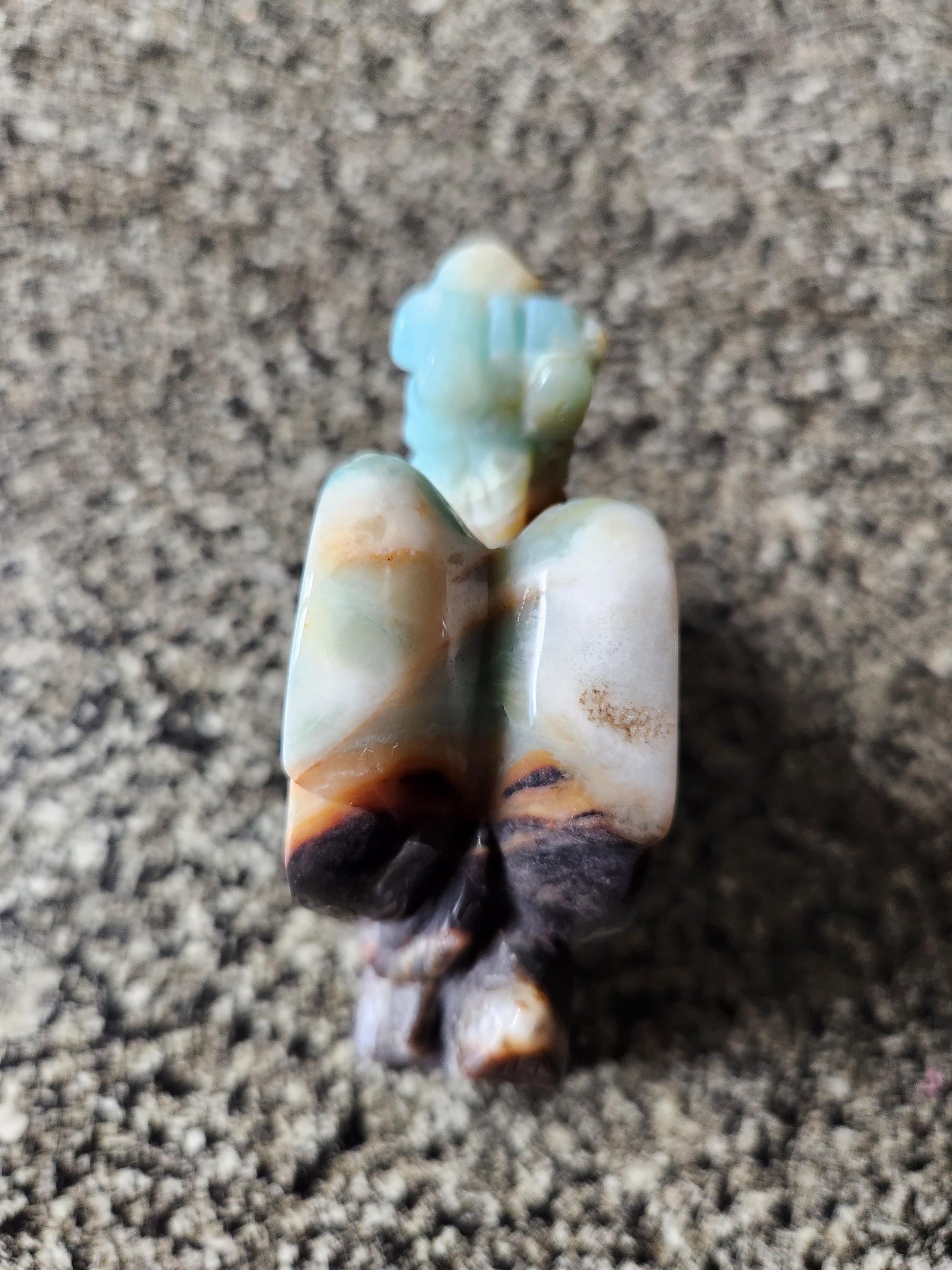 AAA Blue Aragonite Unique Crystal Dragon: Full Body, DnD