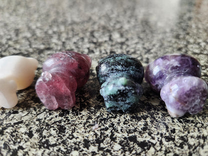 Carved Mini Hello Kitty Crystal Stone: Various Stone, One
