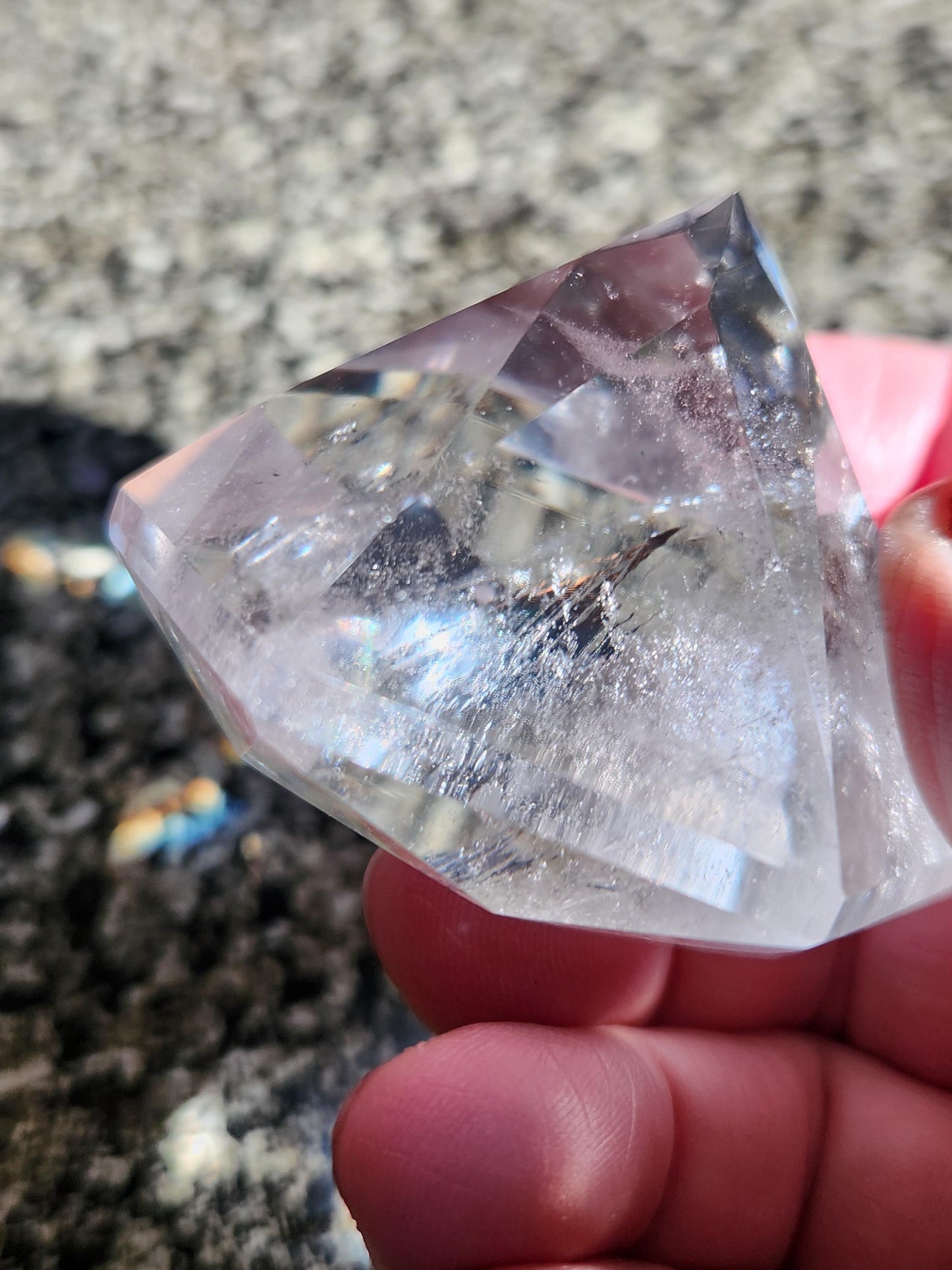 AAA Clear Quartz Crystal Diamond, Energy Work, Extractor