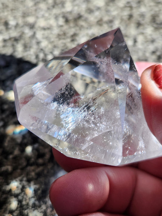 AAA Clear Quartz Crystal Diamond, Energy Work, Extractor