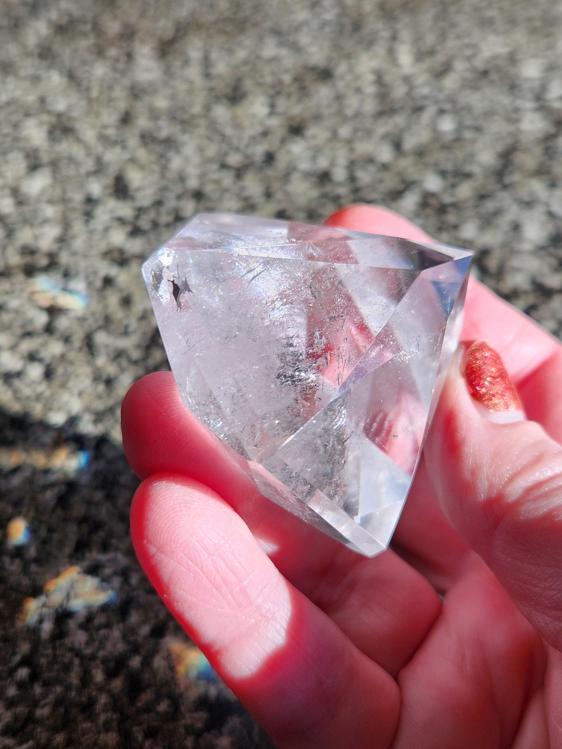 AAA Clear Quartz Crystal Diamond, Energy Work, Extractor
