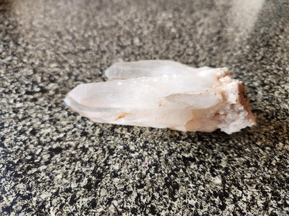 Clear Quartz Crystal Cluster, Large from Madagascar, Light Peach Tone