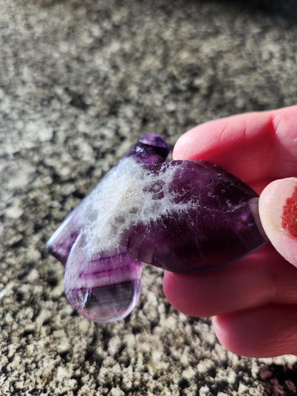 Purple Amethyst Butterfly, Self Standing