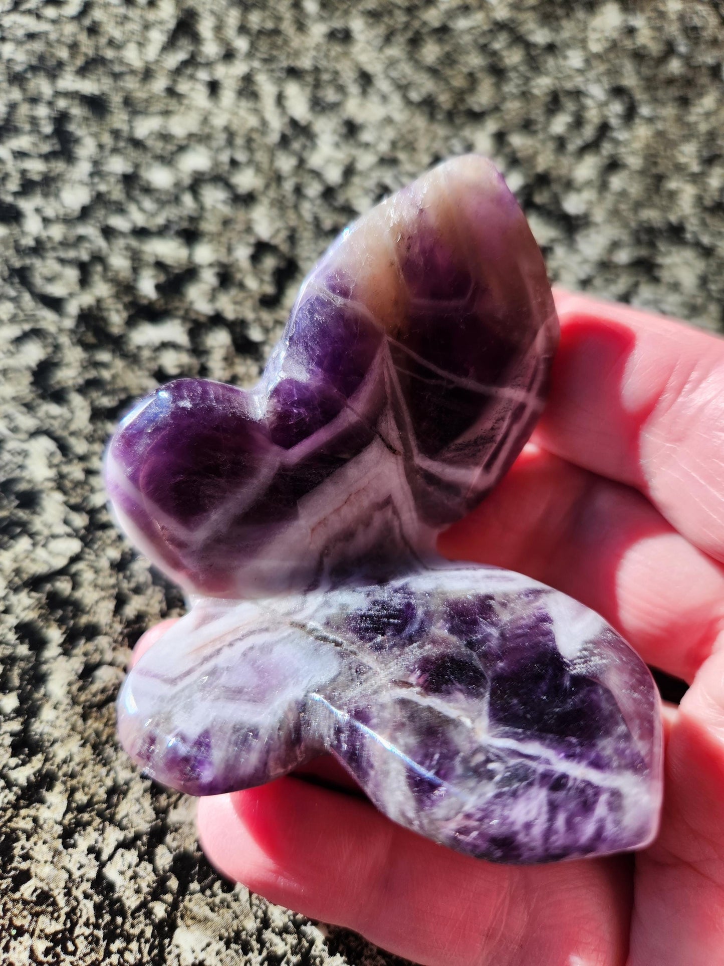 Purple Dream Amethyst Butterfly, Self Standing