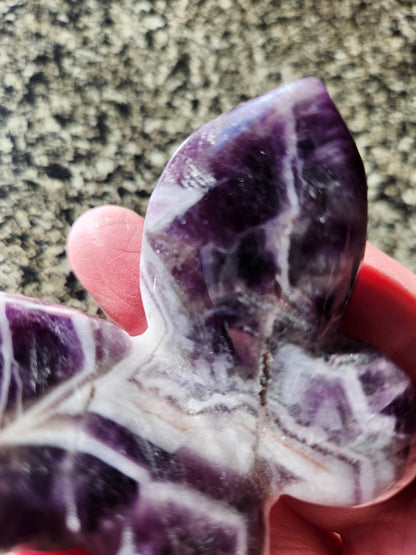 Purple Dream Amethyst Butterfly, Self Standing
