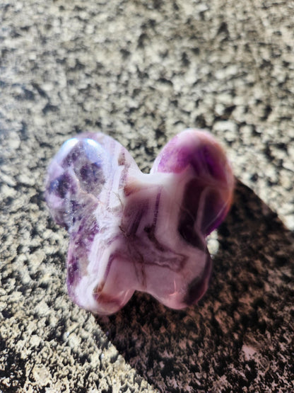 Purple Dream Amethyst Butterfly, Self Standing