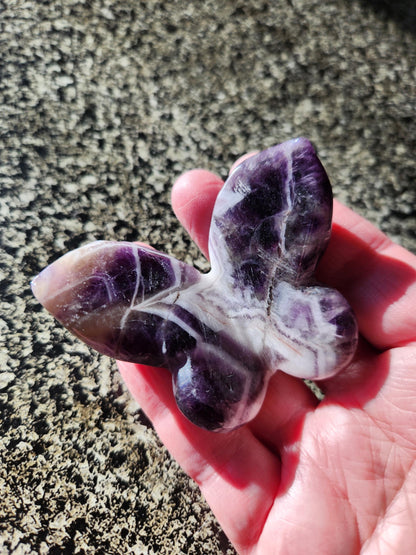 Purple Dream Amethyst Butterfly, Self Standing