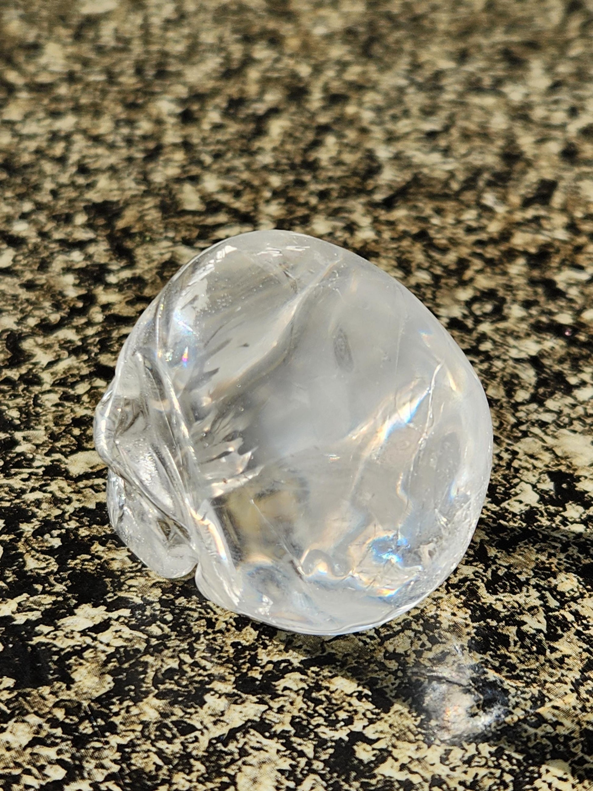 Clear Quartz Crystal Skull, Very Clear