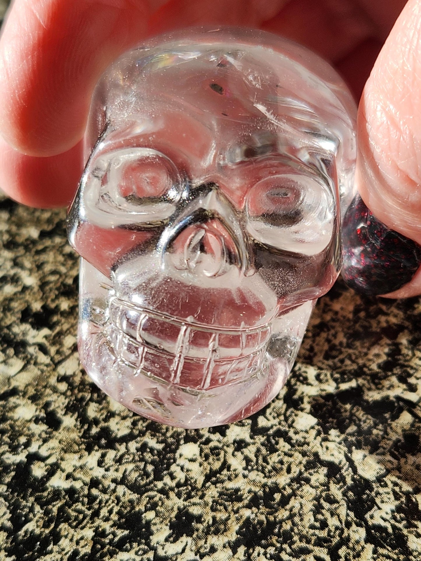 Clear Quartz Crystal Skull, Very Clear