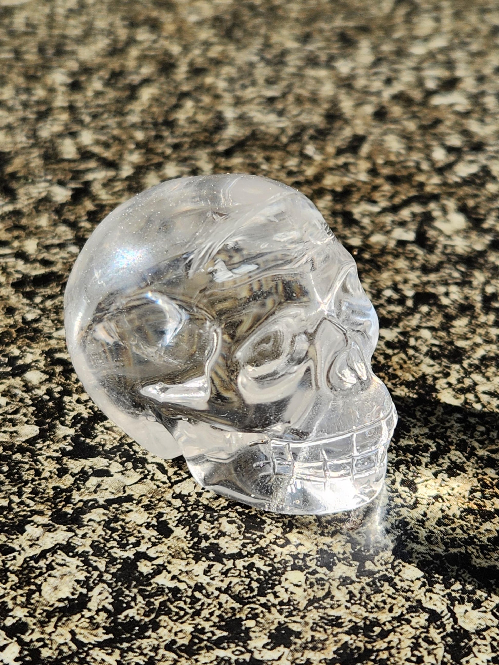 Clear Quartz Crystal Skull, Very Clear