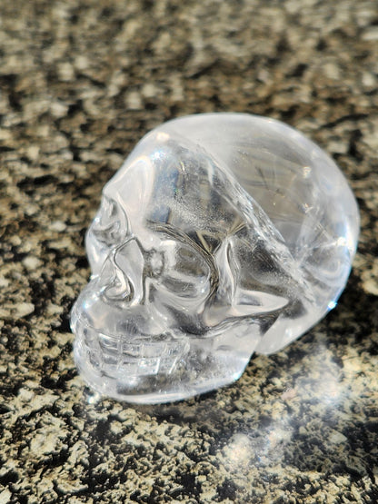 Clear Quartz Crystal Skull, Very Clear