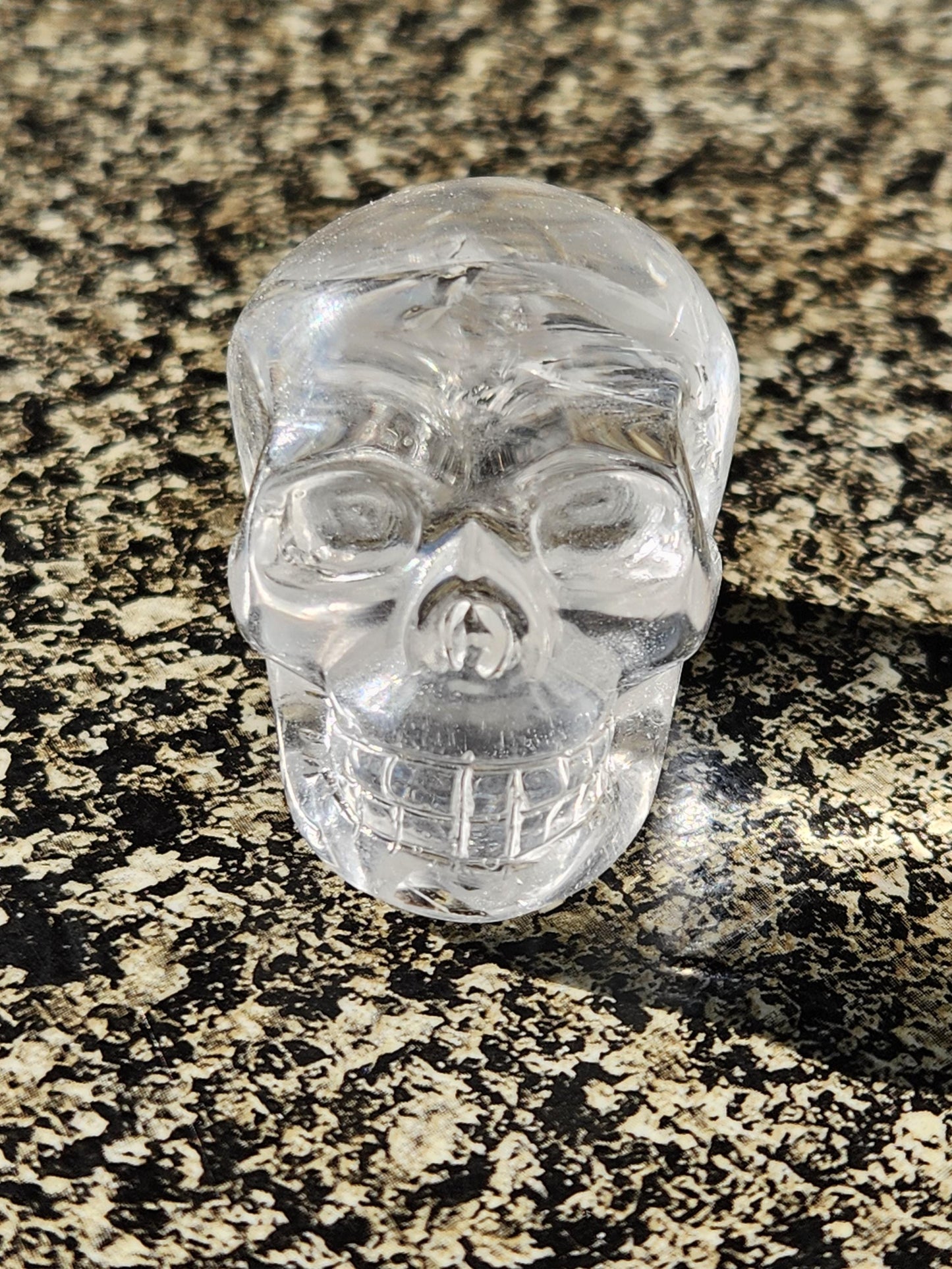 Clear Quartz Crystal Skull, Very Clear