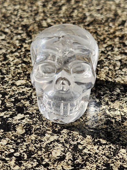 Clear Quartz Crystal Skull, Very Clear