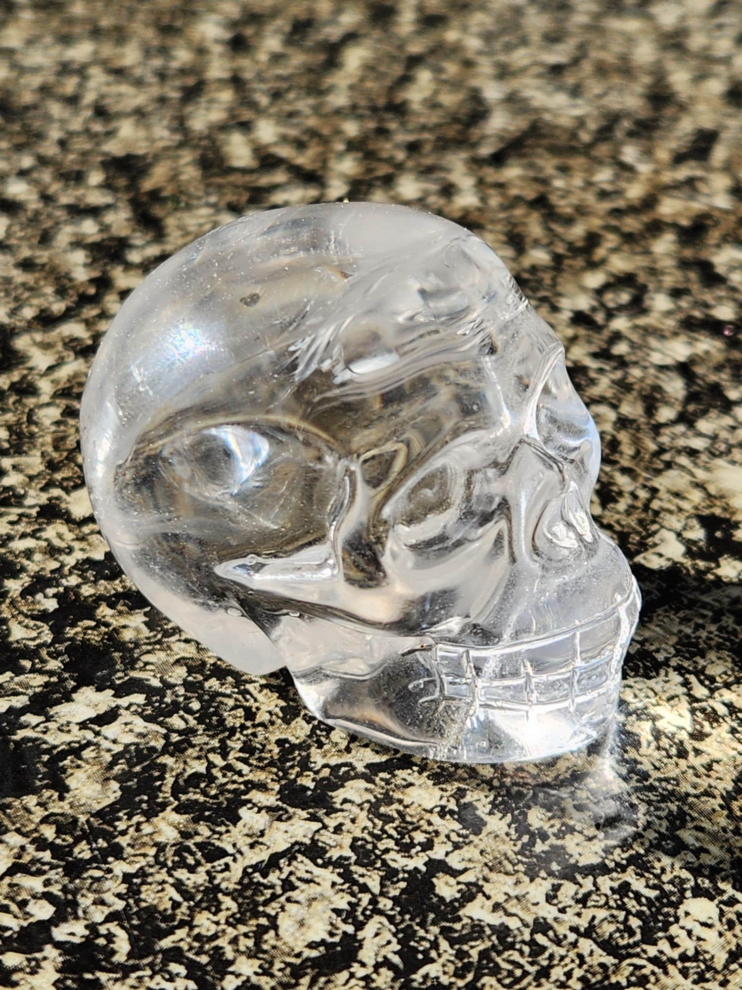 Clear Quartz Crystal Skull, Very Clear