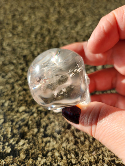 Clear Quartz Crystal Skull, Very Clear