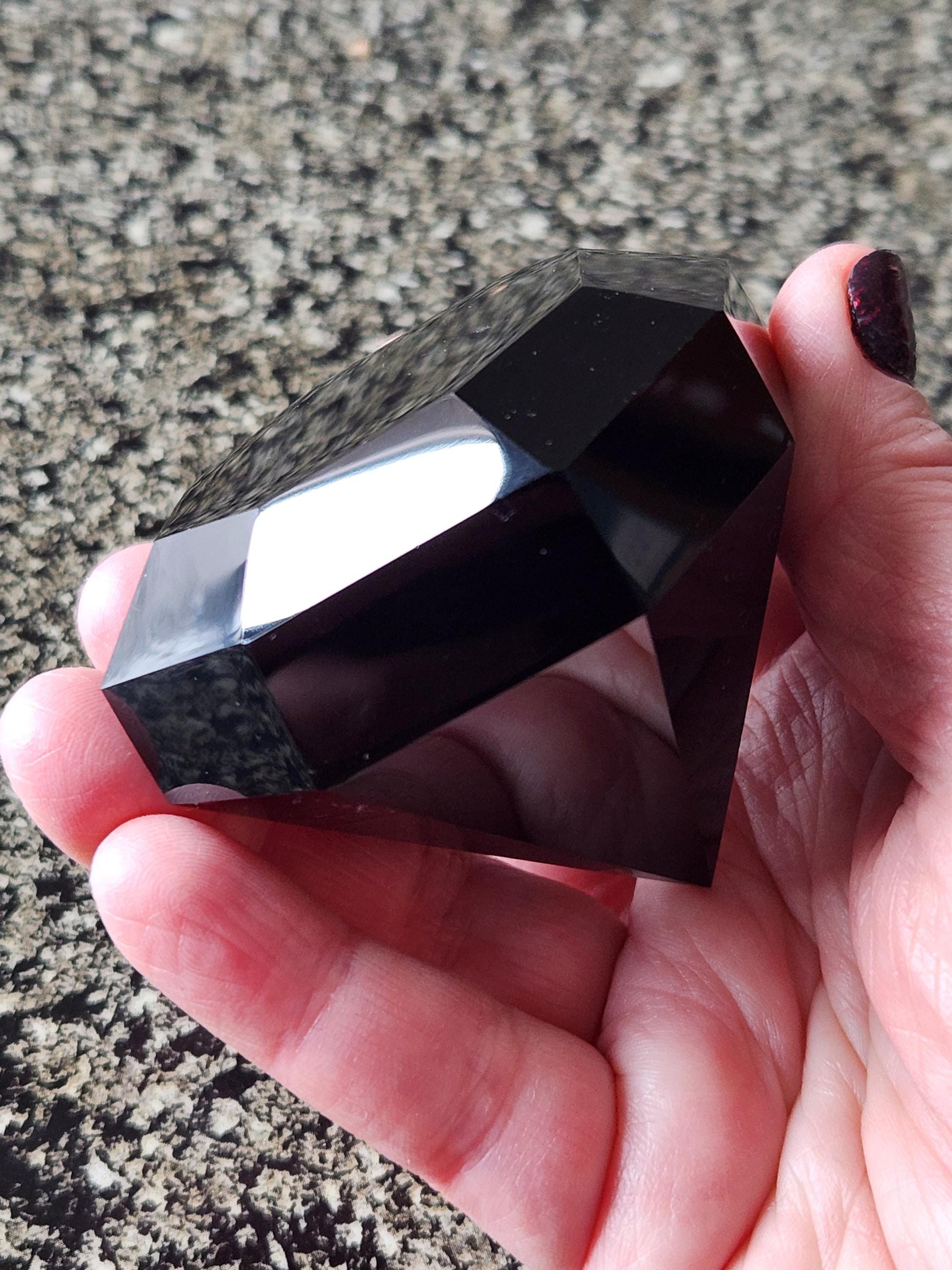 Black Obsidian Crystal Diamond Extractor