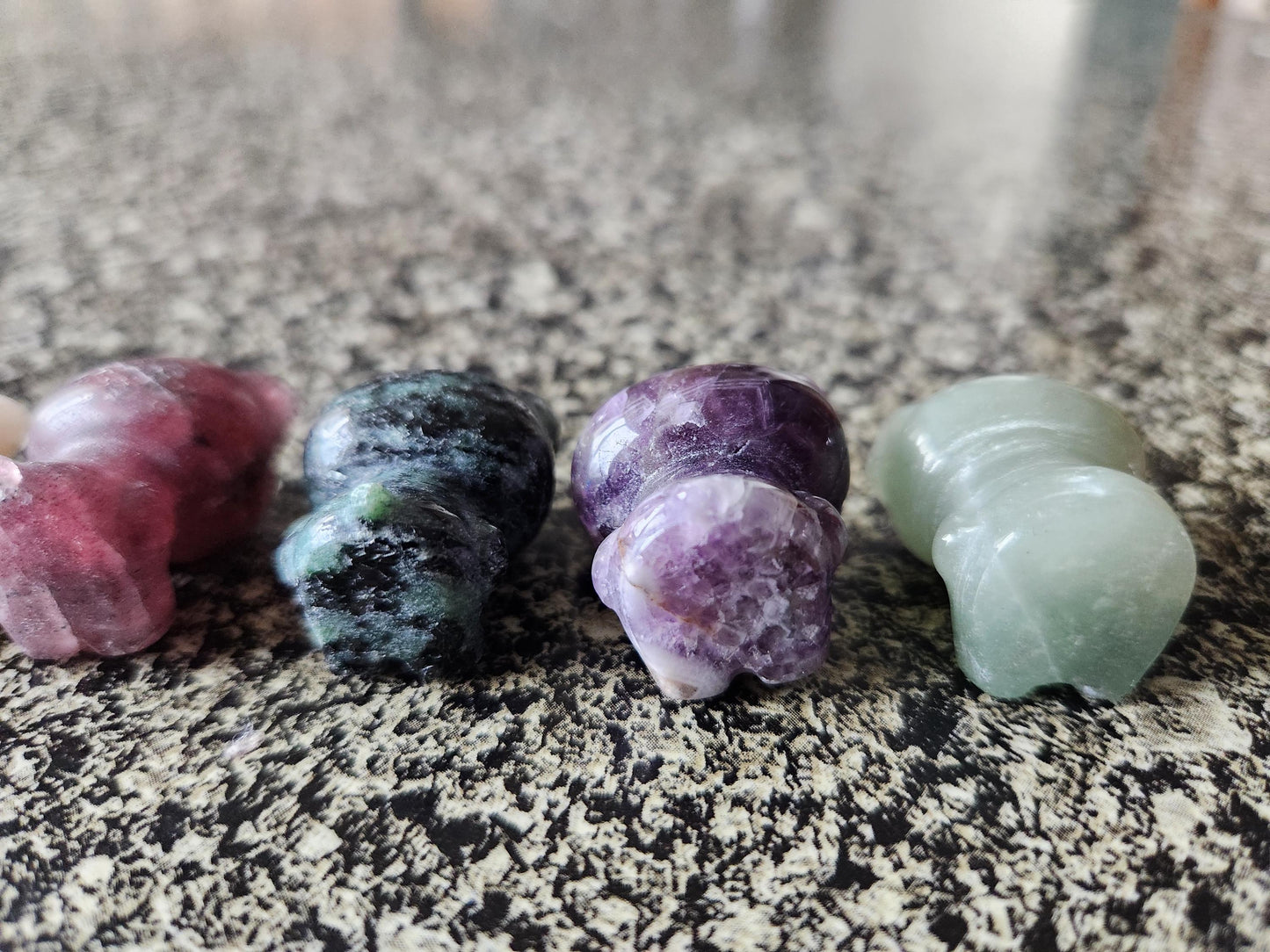 Carved Mini Hello Kitty Crystal Stone: Various Stone, One