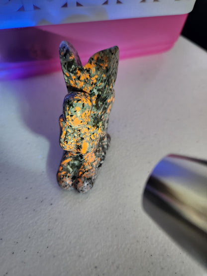 Unique AAA Yooperlite UV Reactive Fairy Crystal, Emberlite, Angel