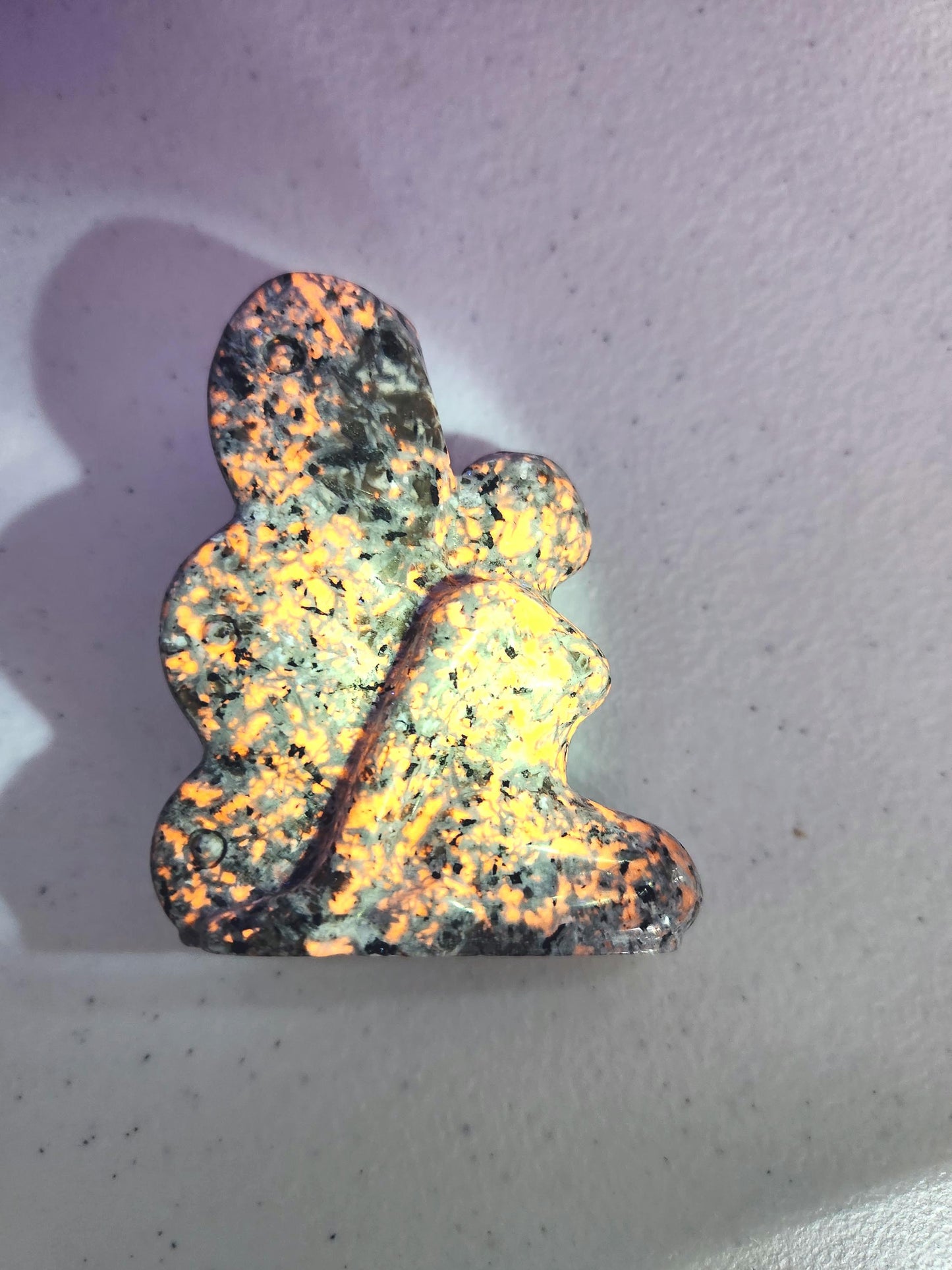 Unique AAA Yooperlite UV Reactive Fairy Crystal, Emberlite, Angel