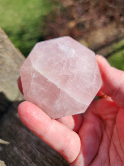 AAA Pink Rose Quartz Crystal Diamond Extractor