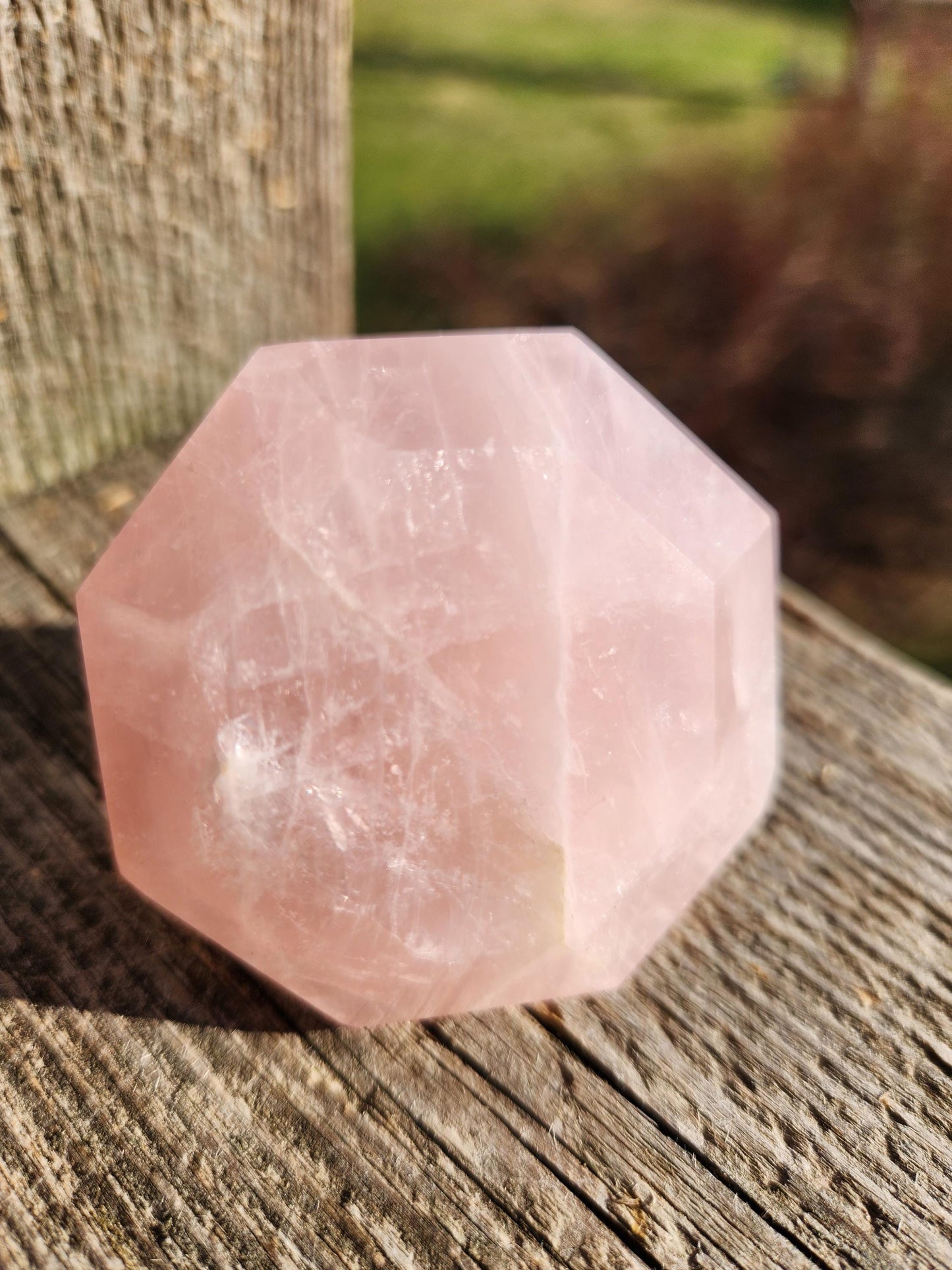 AAA Pink Rose Quartz Crystal Diamond Extractor