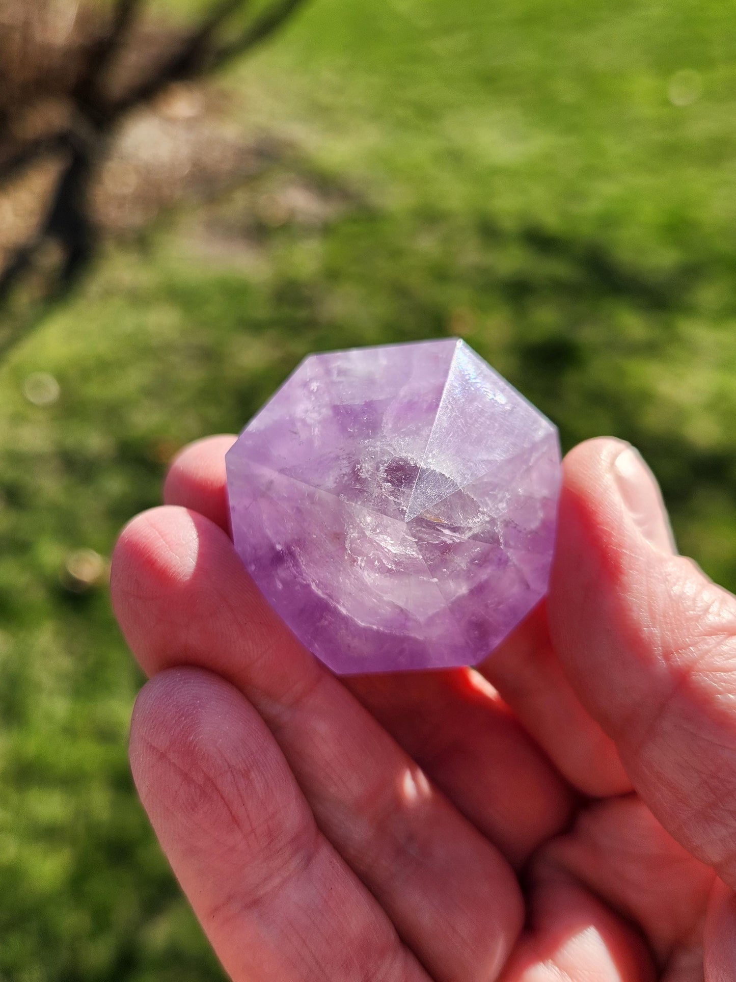 AAA Purple Amethyst Crystal Diamond Extractor, Small