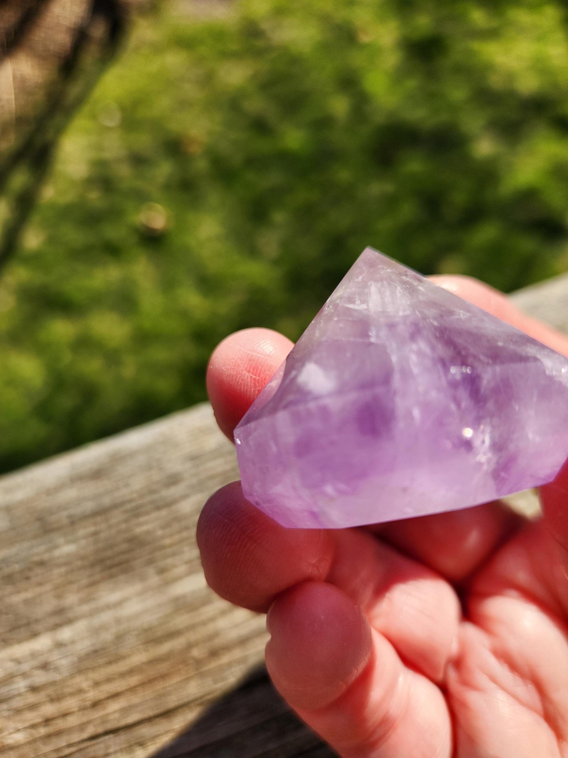 AAA Purple Amethyst Crystal Diamond Extractor, Small