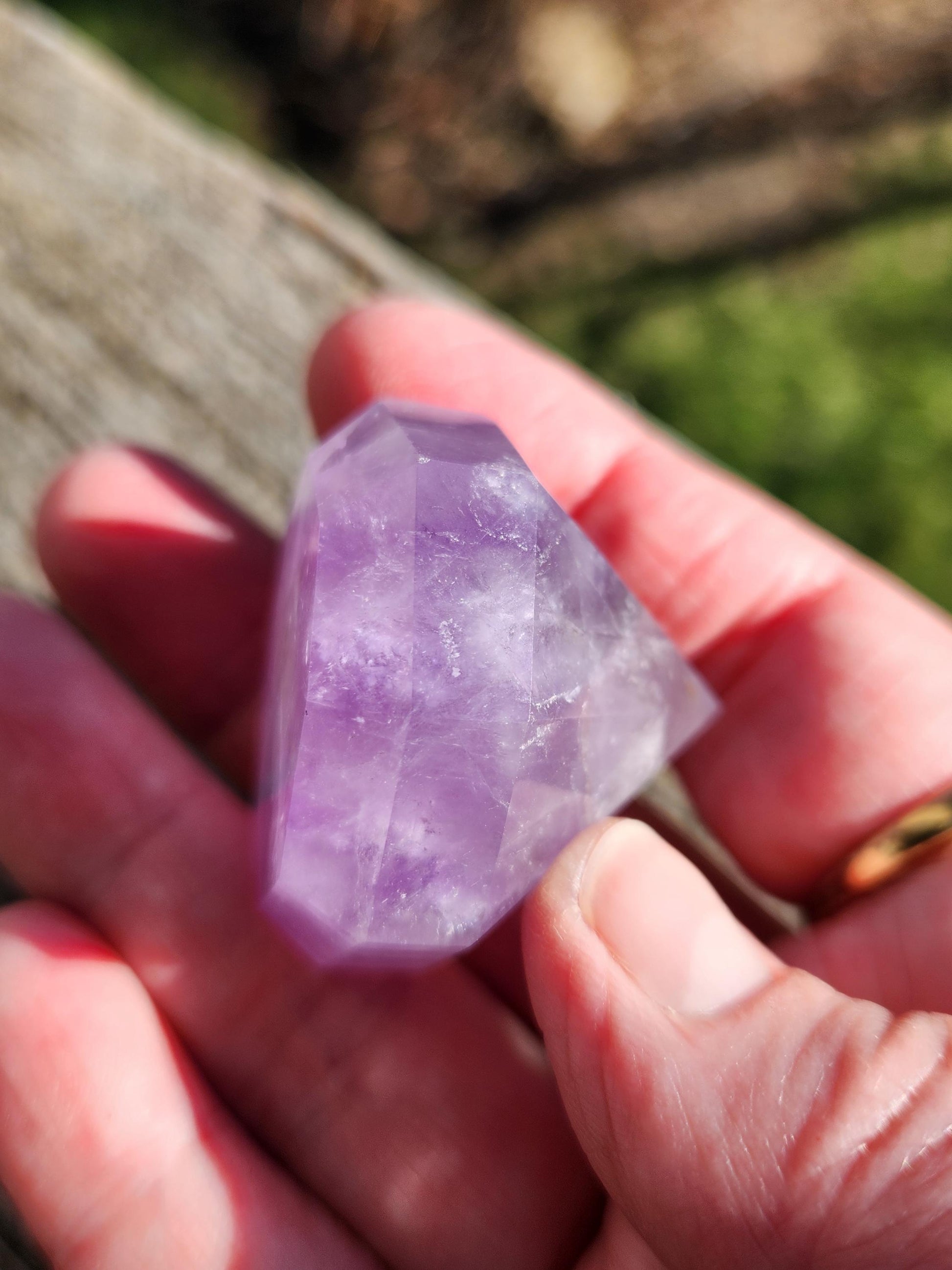 AAA Purple Amethyst Crystal Diamond Extractor, Small