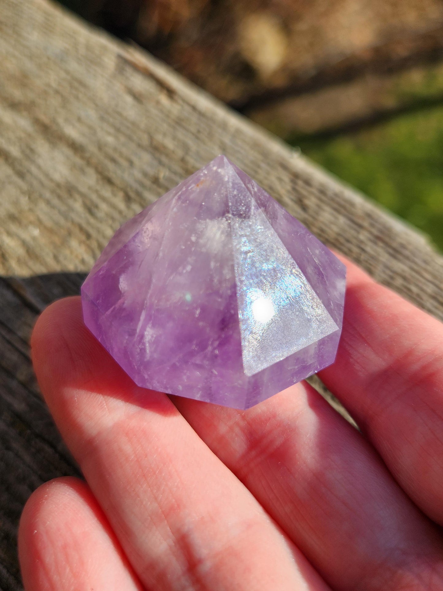 AAA Purple Amethyst Crystal Diamond Extractor, Small
