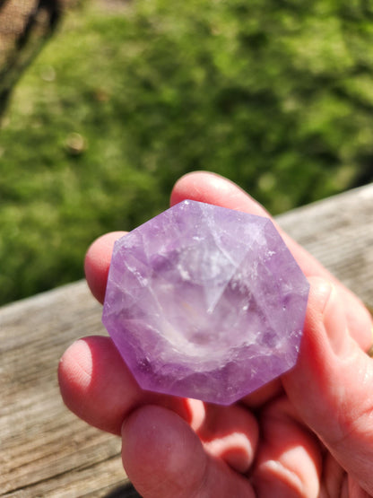 AAA Purple Amethyst Crystal Diamond Extractor, Small