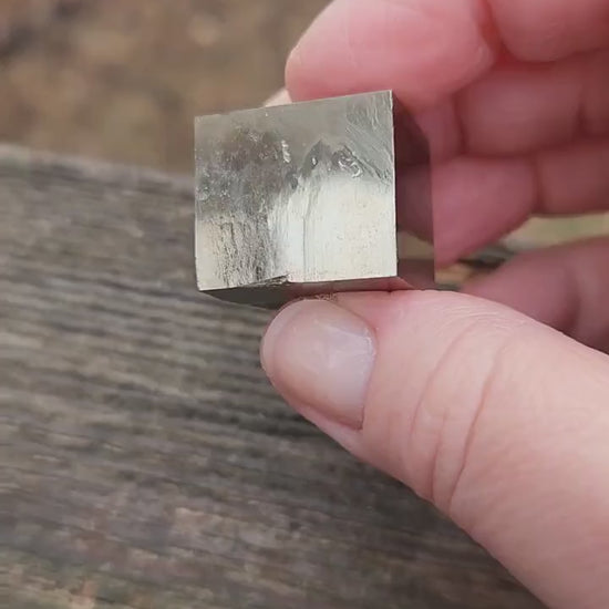 Beautiful Pyrite Cube Specimen Self-standing